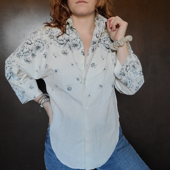 Vintage Floral Button Down - Picture 3 of 15